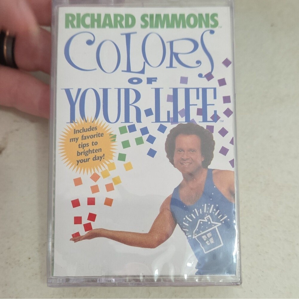 Richard Simmons Colors of Your Life Spoken Word Cassette Album w/ Case
